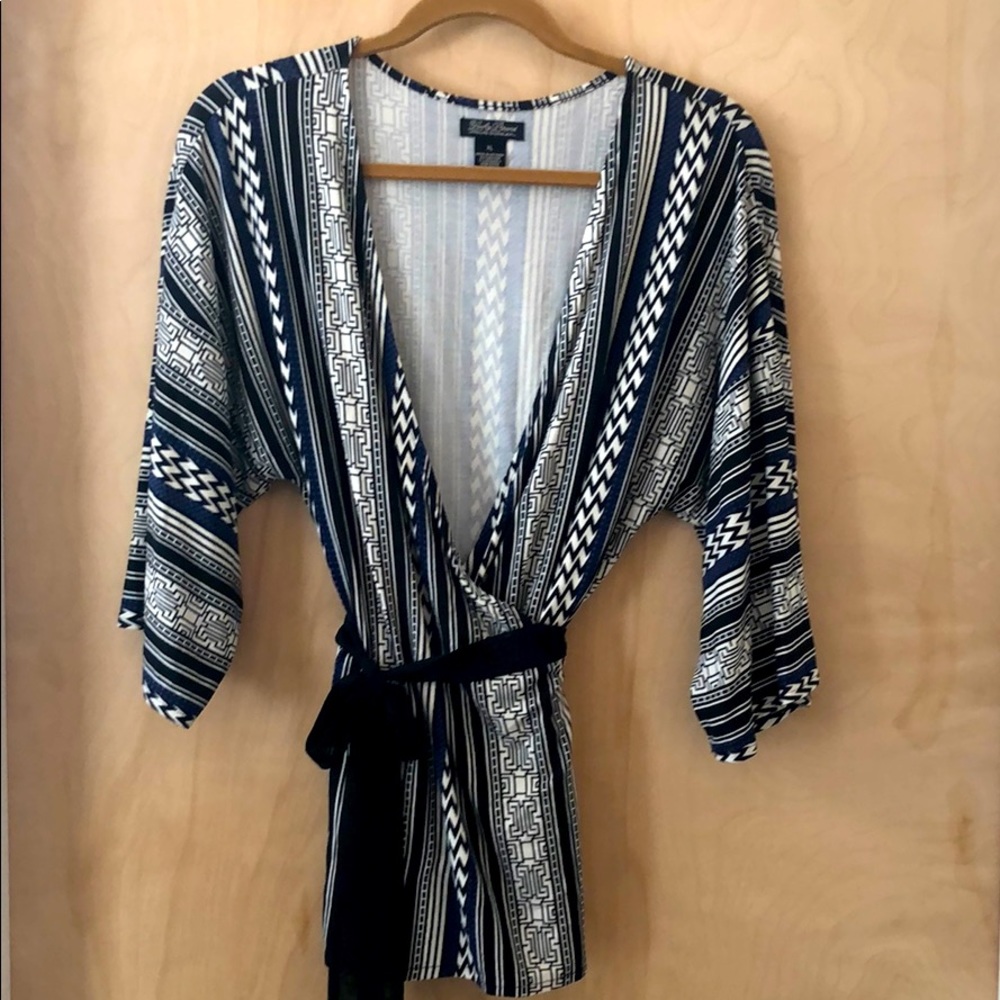 Aztec kimono wrap